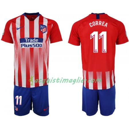 Divisa di Calcio Atlético Madrid CORREA 11 Bambino Prima 2018/2019